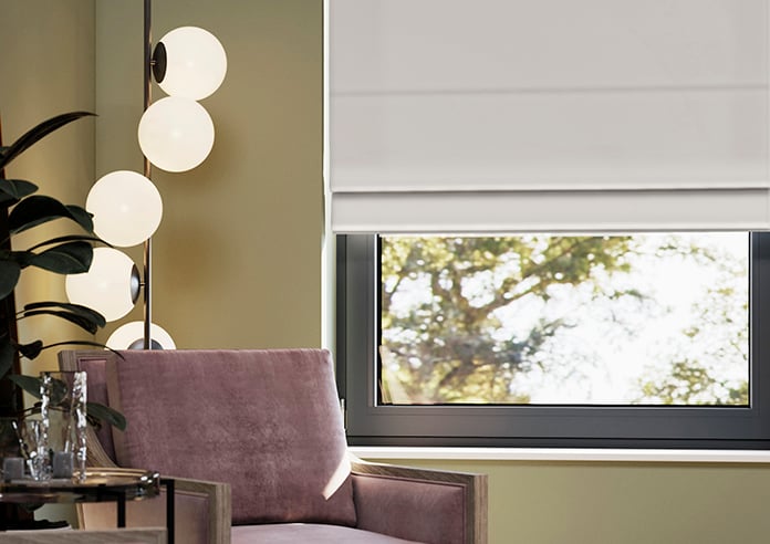 Medina, Silver - Twist&Fit Roman Blind - Image 5